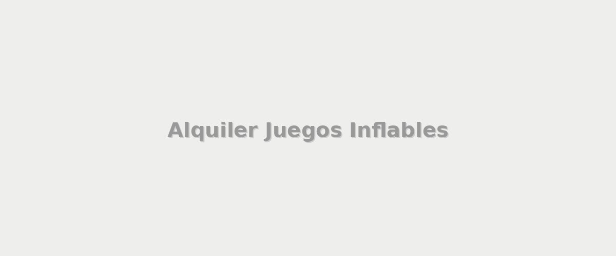 Alquiler Juegos Inflables - Juegos inflables en City Bell