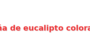 Logo de Leña de eucalipto colorado