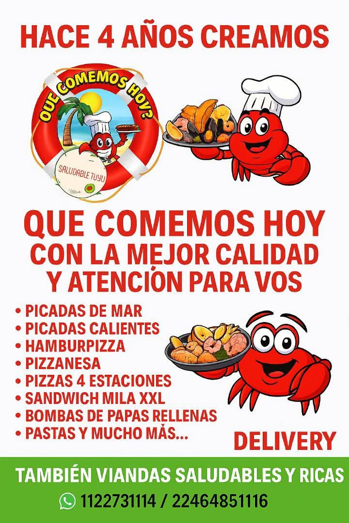 Que comemos hoy? - Casas de comidas en Mar del Tuyu | La Plata