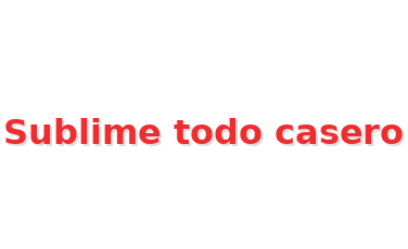 Logo de Sublime todo casero