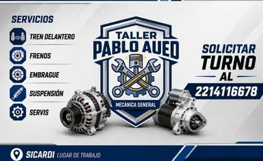Taller Pablo Aued - Mecánica General - Taller mecánico en Sicardi | Parque Sicardi